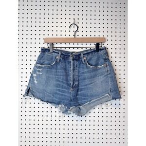 Citizens of Humanity | Anabelle High Rise Denim Jean Shorts 1883-1136 Sz. 28